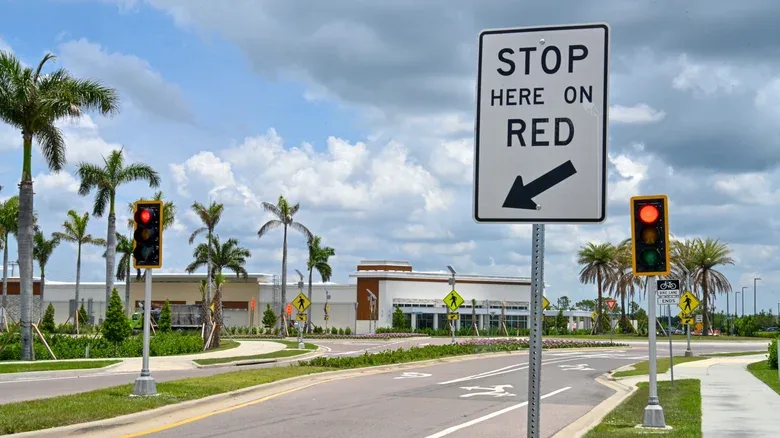 Why a Florida city is slapping a traffic light onto a brand-new roundabout — and making the whole project pointless