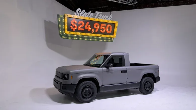 Slate Claims All Its Trucks Will Be Profitable—Because You Pay Extra for Basics Other Cars Include