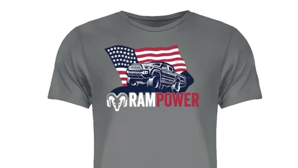 Ram’s AI-Generated Shirt Features a Misidentified Tacoma