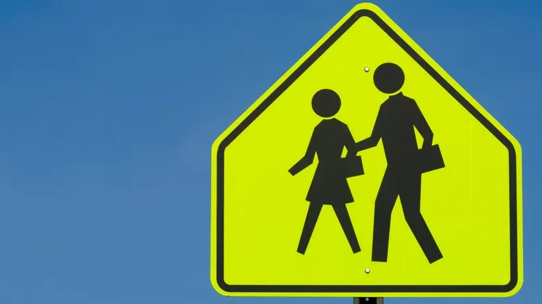 Why School Zone Signs Are That Eye-Searing Fluorescent Yellow-Green Color