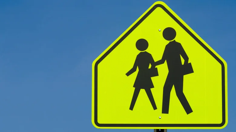 Why School Zone Signs Are That Eye-Searing Fluorescent Yellow-Green Color