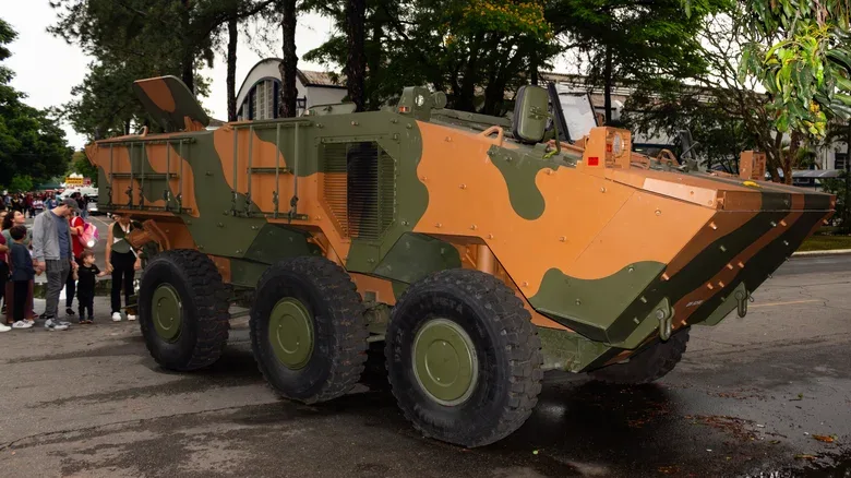 What Has Six Wheels and Weighs 40,000 Pounds? Meet Brazil’s Absurd Guarani Armored Vehicle