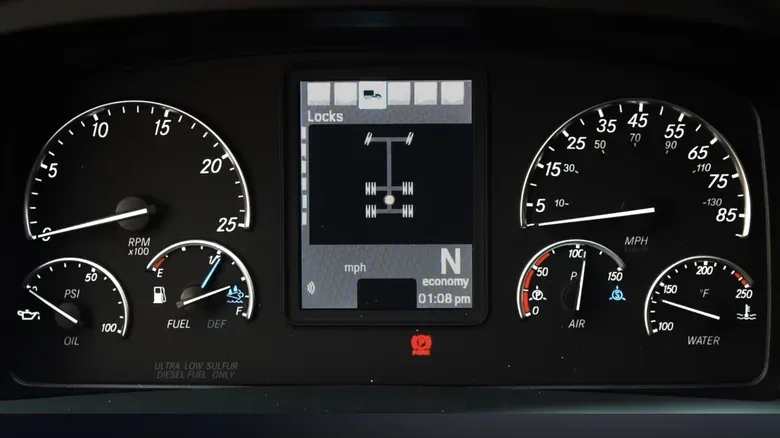 What the "Power Divider" Switch in a Semi Truck Cab Actually Does to Both Drive Axles