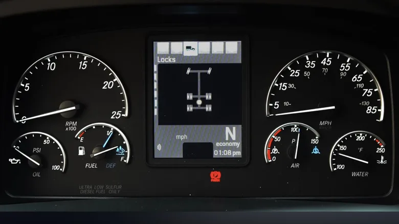 What the "Power Divider" Switch in a Semi Truck Cab Actually Does to Both Drive Axles