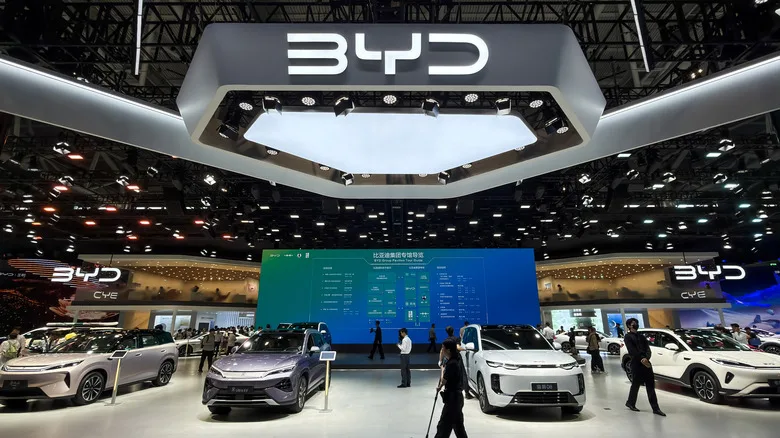 BYD Set to Reclaim Global EV Sales Crown from Tesla