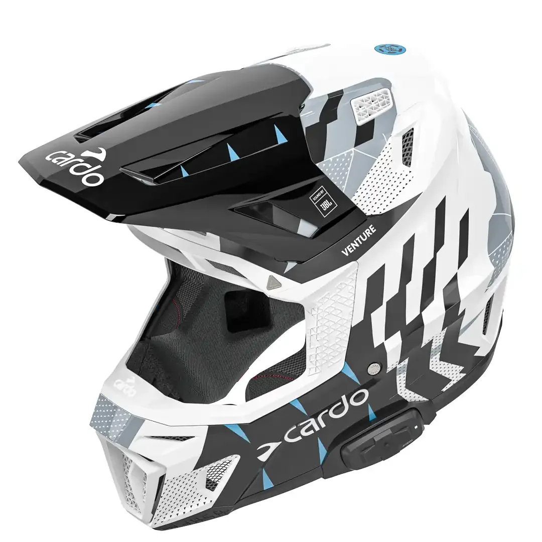 Cardo Venture: New Off-Road Helmet Packs Built-In Mesh Intercom for Trail Riders
