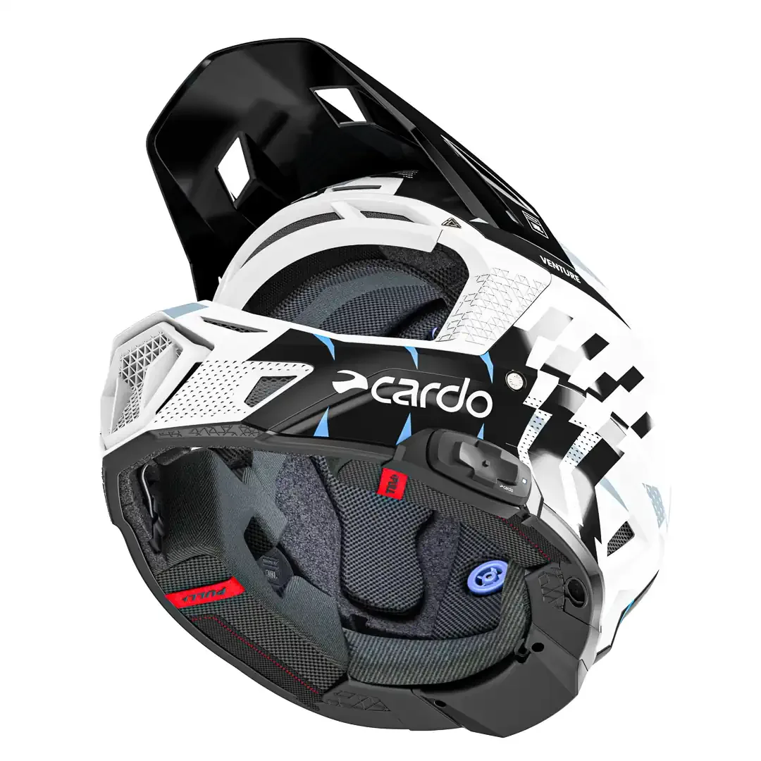 Cardo Venture: New Off-Road Helmet Packs Built-In Mesh Intercom for Trail Riders
