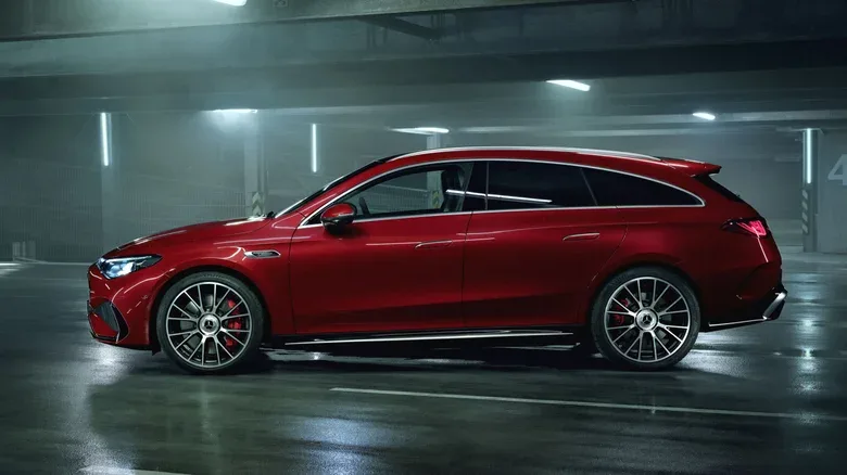 671-HP Mercedes-AMG CLA45 EV Packs Three Axial-Flux Motors, Simulated Shifts, and GT 4-Door Tech