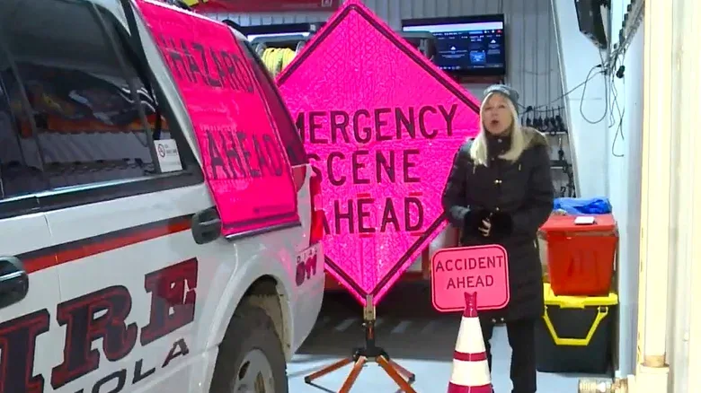 Here’s What a Pink Road Sign Actually Means