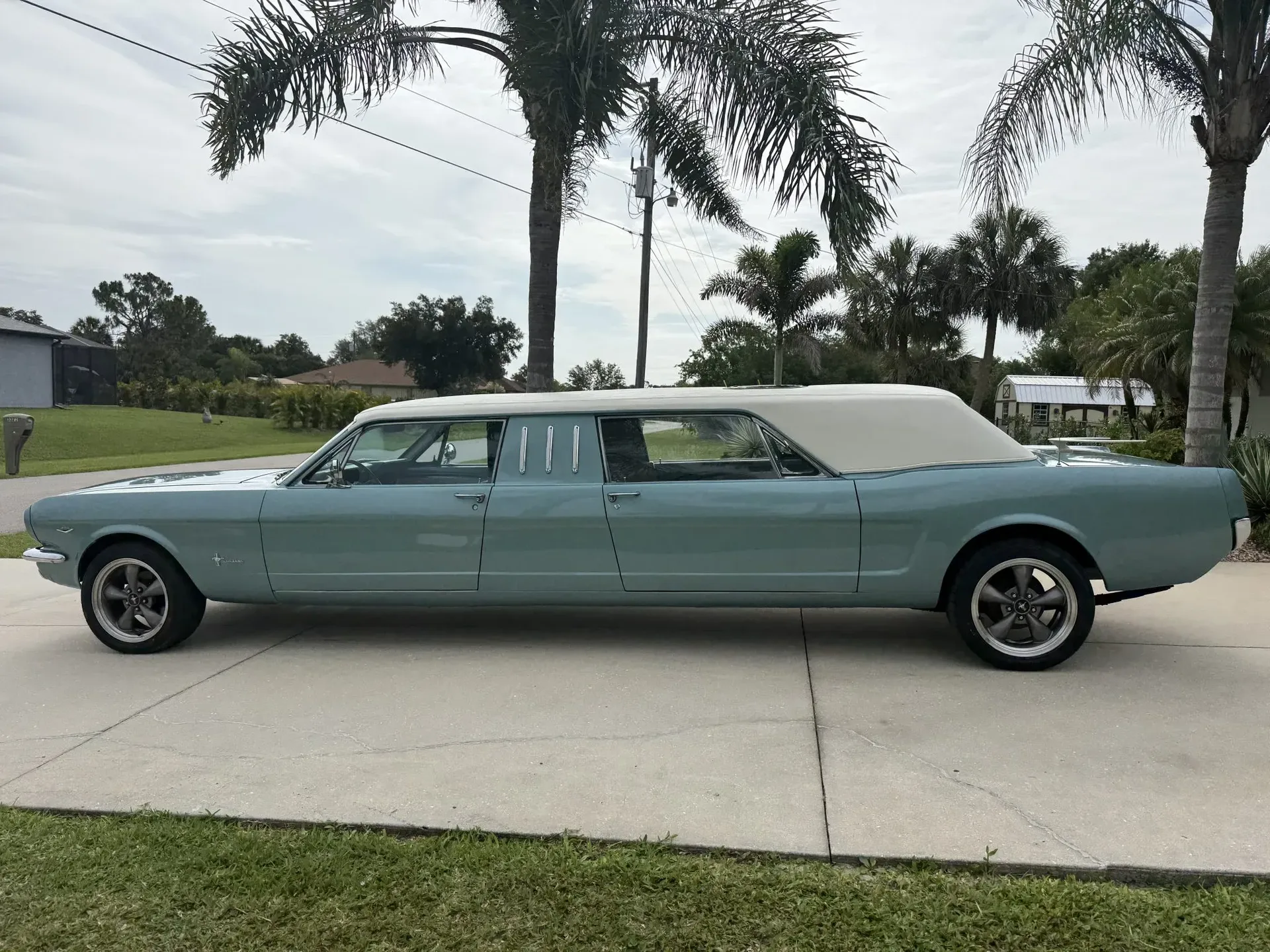 Eight-Seat 1966 Mustang with Rear Doors Made from Front Doors Hits the Market