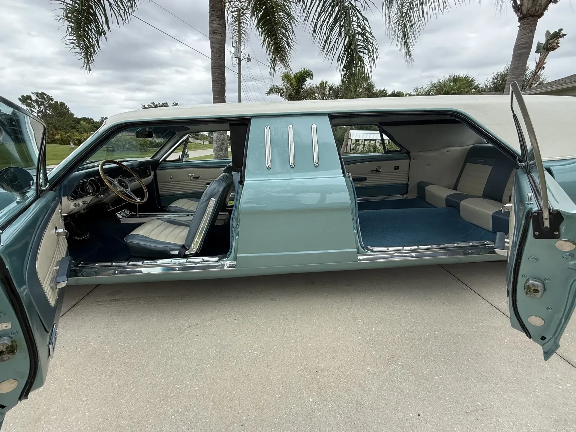 Eight-Seat 1966 Mustang with Rear Doors Made from Front Doors Hits the Market