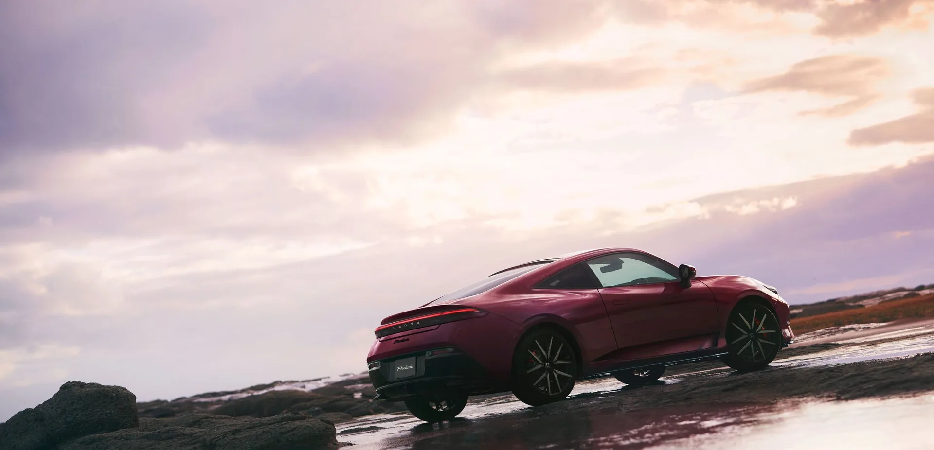 Honda’s 2027 Prelude Limited Edition debuts in Japan with deep-red garnet paint and Bordeaux trim for $39,300
