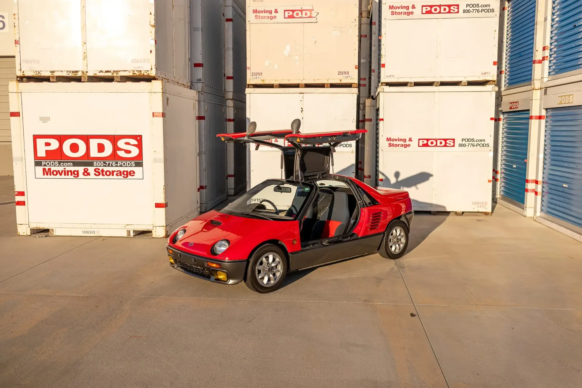 Suzuki’s pint-sized mid-engine supercar with gullwing doors packs just 64 HP