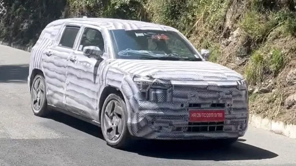 رصد سيارة ماروتي YMC الكهربائية MPV الجديدة – إطلاق مركبة كهربائية بـ 7 مقاعد في 2027؟