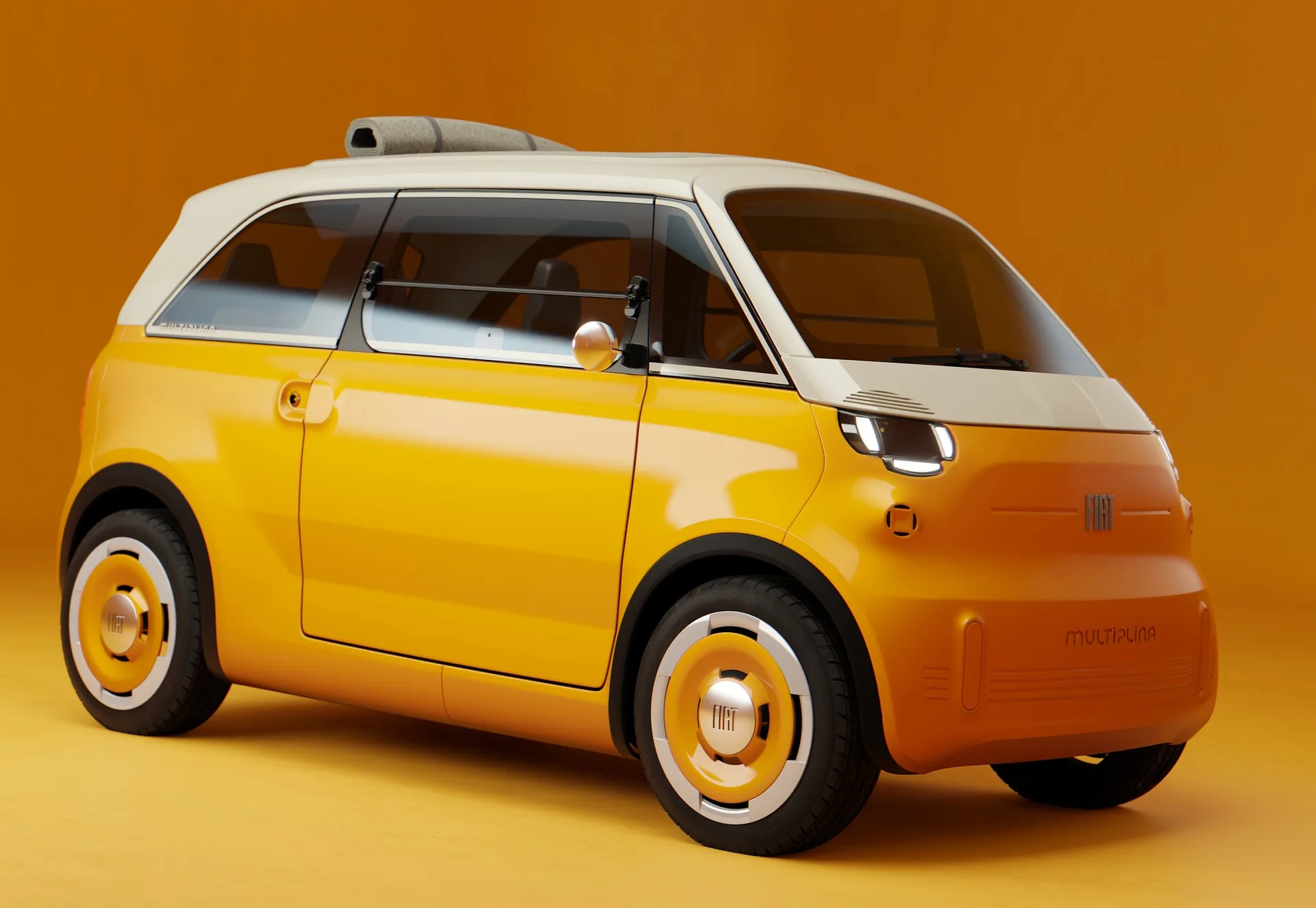 Fiat Multiplina: el microcoche eléctrico de cuatro plazas listo para conquistar la ciudad
