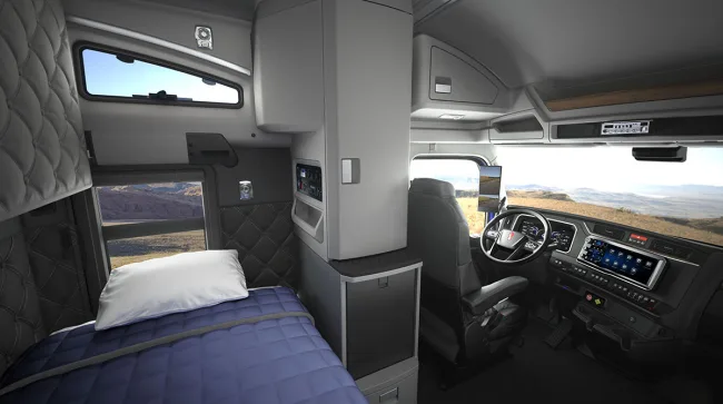 Kenworth показа два нови цвята за интериора и по-богато оборудване на каютата