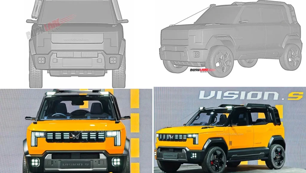 Mahindra patenta el diseño del Vision S de cara a su inminente llegada en 2027