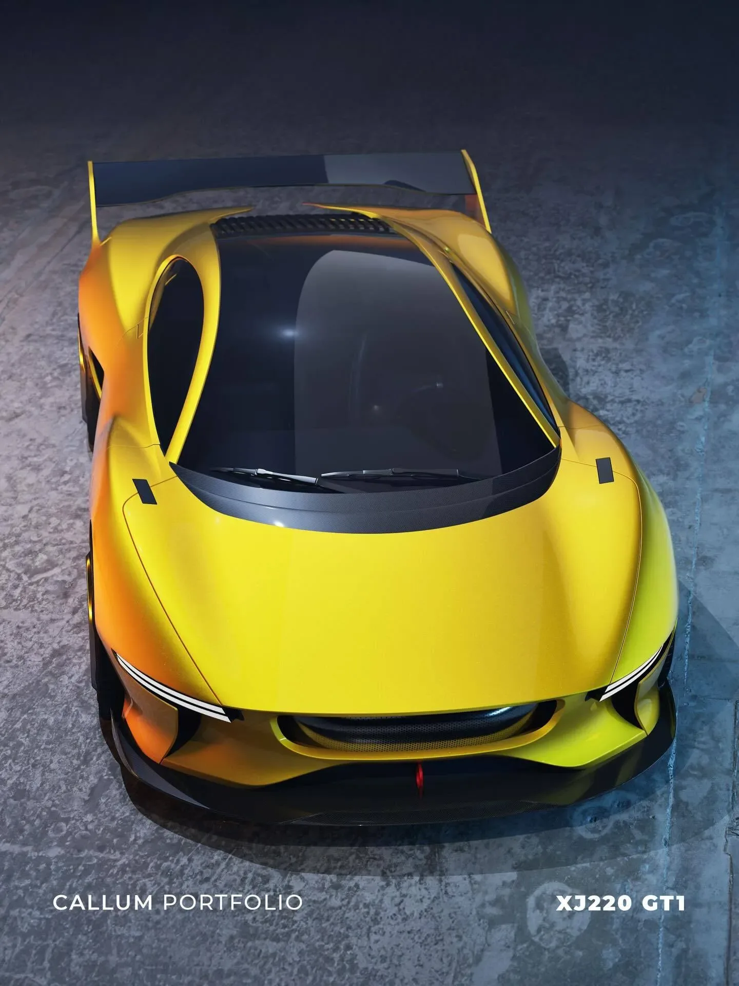 Jaguarul XJ220 a fost întotdeauna elegant. GT1-ul semnat de Callum îl face extrem de furios
