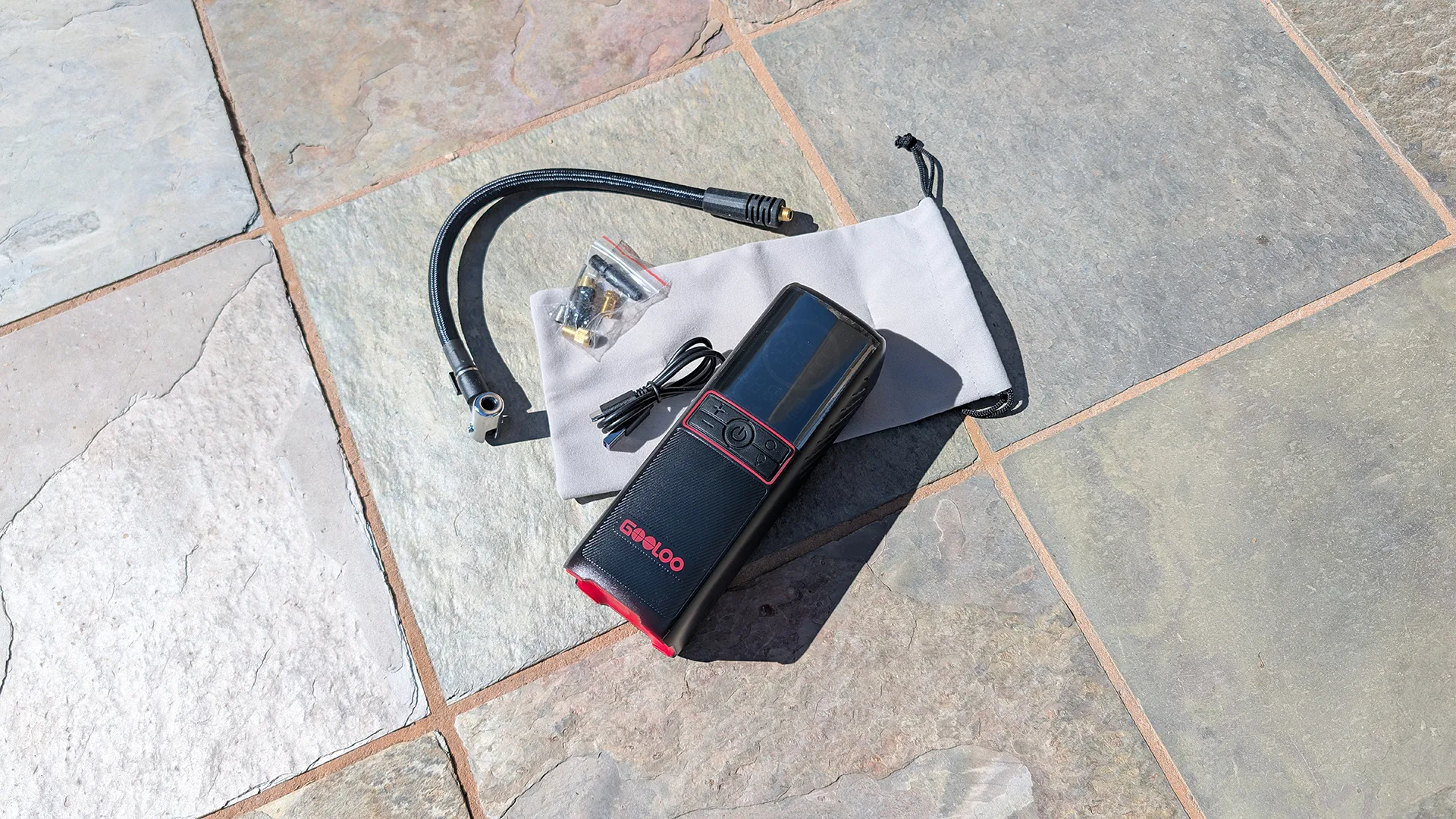 مراجعة منفاخ الإطارات المحمول GooLoo GT160