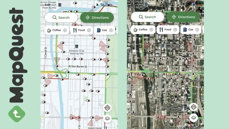 Новата функция за проследяване на MapQuest е страхотна, но приложението постоянно забива