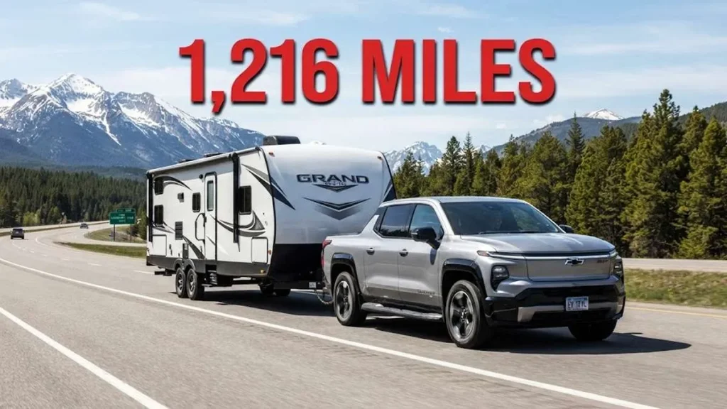 Власник Silverado EV проїхав 2000 км з великим трейлером: економія на паливі зникла через одну помилку