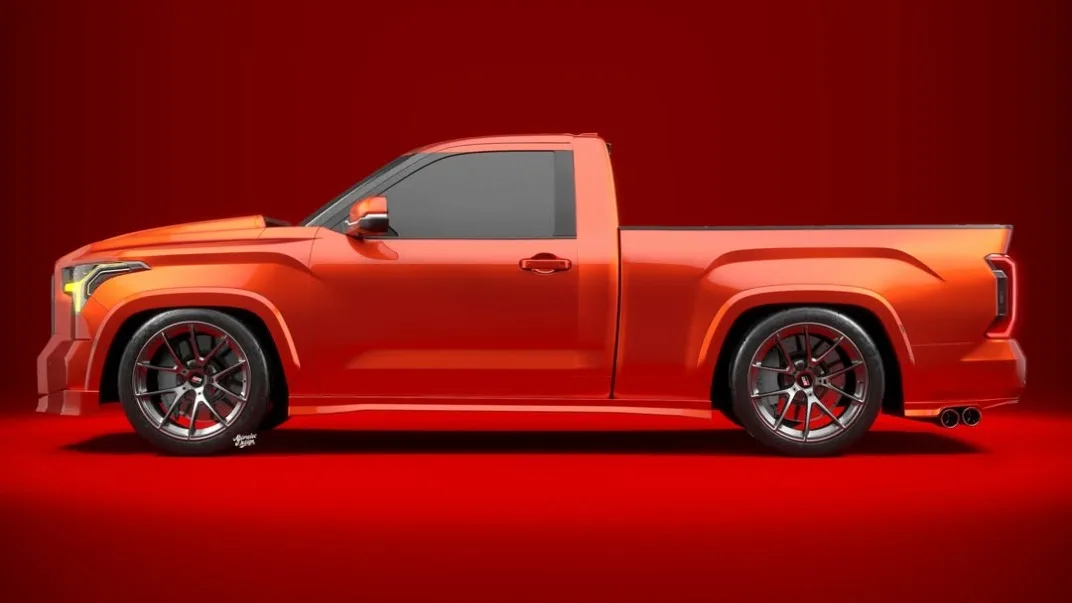 Toyota Tundra с одинарной кабиной: дерзкий виртуальный спорттрак